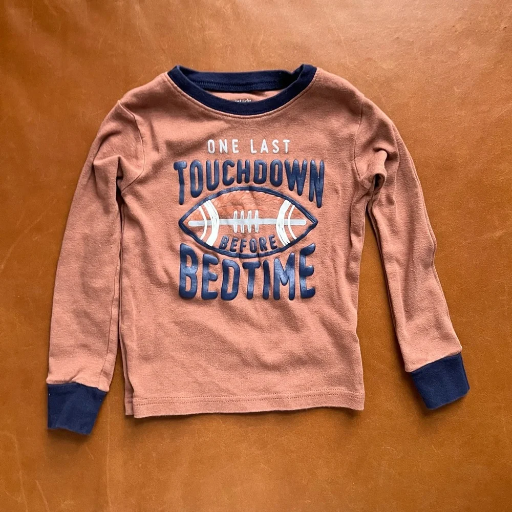 CARTERS Football PJ Bundle, 4T